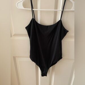 ROMWE Black Sleeveless Bodysuit